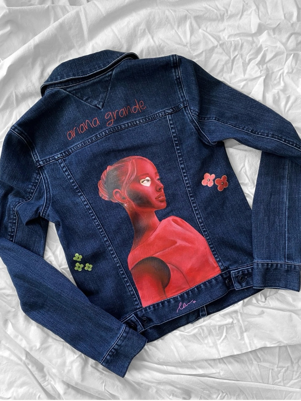 Ariana Grande (wait for your LOVE)NOTES custom jacket